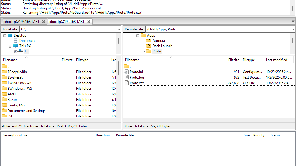 Installing a Stealth Server screenshot 1